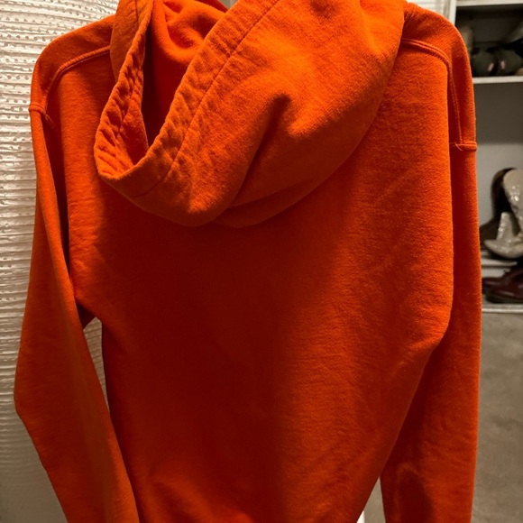 vintage boise state sweatshirt Hoodie Small Orange MV Sports NWOT Broncos - Picture 3 of 13
